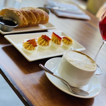 Orsay - Cappuccino, $2 deviled eggs and fresh bread - French Near Me - Jacksonville, Florida Orsay - Cappuccino, $2 deviled eggs and fresh bread - French Near Me - Jacksonville, Florida