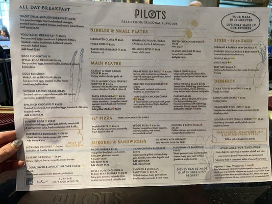 Menu photo 4 Pilots Bar & Kitchen Hounslow, XGL Menu photo 4 Pilots Bar & Kitchen Hounslow, XGL