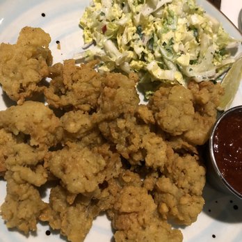 South Kitchen & Spirits - Fried oysters with some savory slaw. #GottheSlawRecipe - Southern Near Me - Ponte Vedra, Florida South Kitchen & Spirits - Fried oysters with some savory slaw. #GottheSlawRecipe - Southern Near Me - Ponte Vedra, Florida