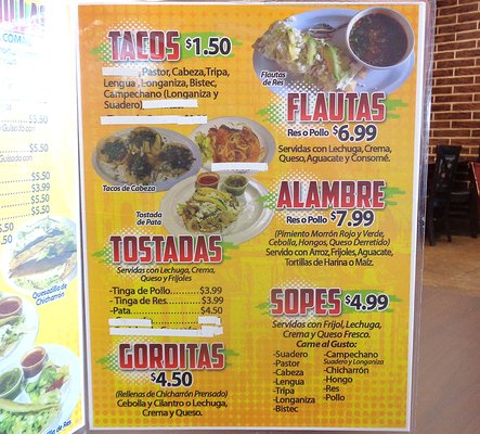Menu photo 7 La Villa DF Phoenix, AZ
