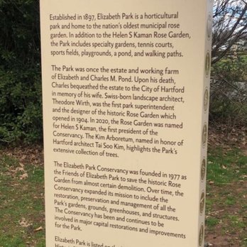 Elizabeth Park - Parks Near Me - West Hartford, Connecticut Elizabeth Park - Parks Near Me - West Hartford, Connecticut