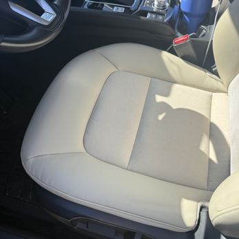Jose’s Quality Auto Upholstery - After picture of the seat after Edgar and his dad replaced the cover - Auto Upholstery Near Me