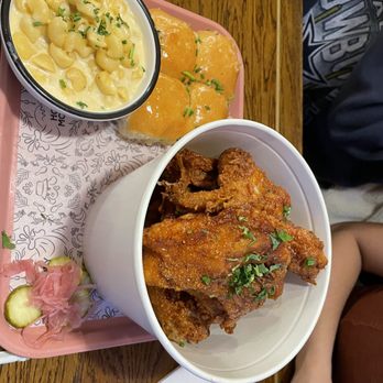 Honeymoon Chicken - chicken bucket + Mac and cheese - Chicken Shop Near Me - Washington, DC, District of Columbia Honeymoon Chicken - chicken bucket + Mac and cheese - Chicken Shop Near Me - Washington, DC, District of Columbia