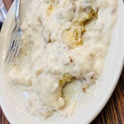 Main Street Cafe - Half order of biscuits and gravy.