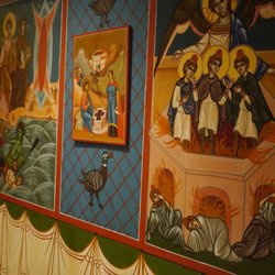 Holy Transfiguration Melkite Greek Catholic Church - Area by the baptistry