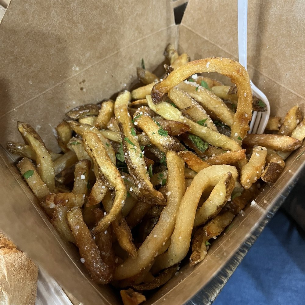 Nicky’s & Ant’s - Truffle garlic fries - crisp and hot and yummy! - Pizza Near Me - Pottstown, Pennsylvania
