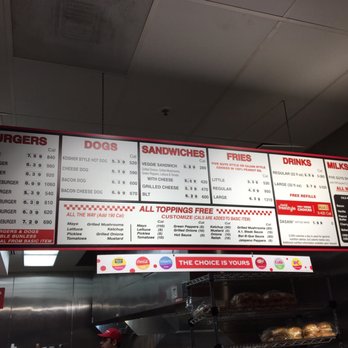 Five Guys - Menu - Burgers Near Me - San Jose, California