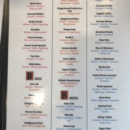 Specialty drinks