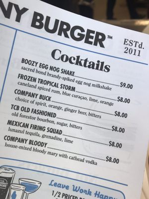 Menu photo 4 The Company Burger New Orleans, LA