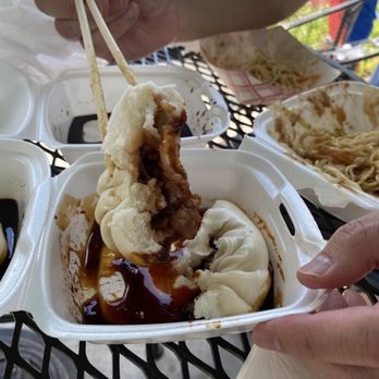 May Way Dumplings - Inside of bun...super sweet sauce on sauce - Chinese Near Me - Winston-Salem, North Carolina May Way Dumplings - Inside of bun...super sweet sauce on sauce - Chinese Near Me - Winston-Salem, North Carolina