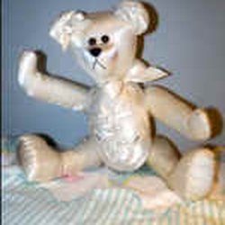 Treasured Teddy Bears - Made from Customer Wedding Gown