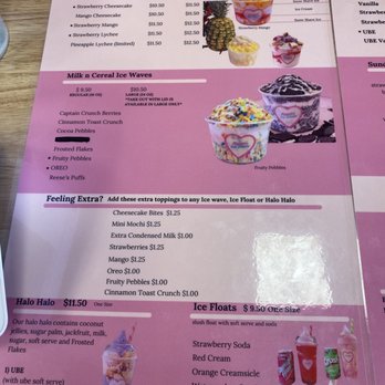 Kawaii Ice Wave - Menu - Shaved Ice Near Me - Mililani, Hawaii