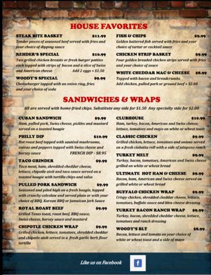 Menu photo 2 Woody's Bar Fargo, ND Menu photo 2 Woody's Bar Fargo, ND