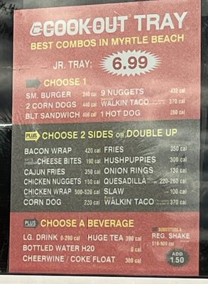 Menu photo 3 Cook Out Myrtle Beach, SC Menu photo 3 Cook Out Myrtle Beach, SC