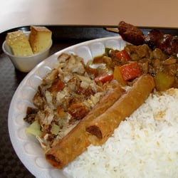 Fredcel Lumpias & Catering - Leche flan, sisig, Filipino menudo, pork barbecue and lumpia