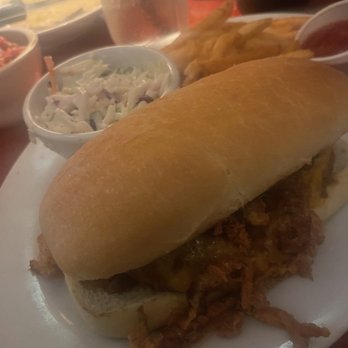 Tahoe Joe's - BBQ Pulled Pork Sandwich - Steakhouses Near Me - Bakersfield, California Tahoe Joe's - BBQ Pulled Pork Sandwich - Steakhouses Near Me - Bakersfield, California
