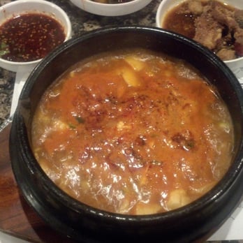 DAE GEE KOREAN BBQ - Soon Dobu Cheegae..still boiling love it! 1-15-14 - Korean Near Me - Westminster, Colorado