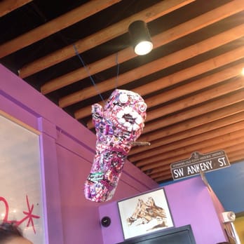 Voodoo Doughnut - This guy was hanging out - Donuts Near Me - Denver, Colorado Voodoo Doughnut - This guy was hanging out - Donuts Near Me - Denver, Colorado
