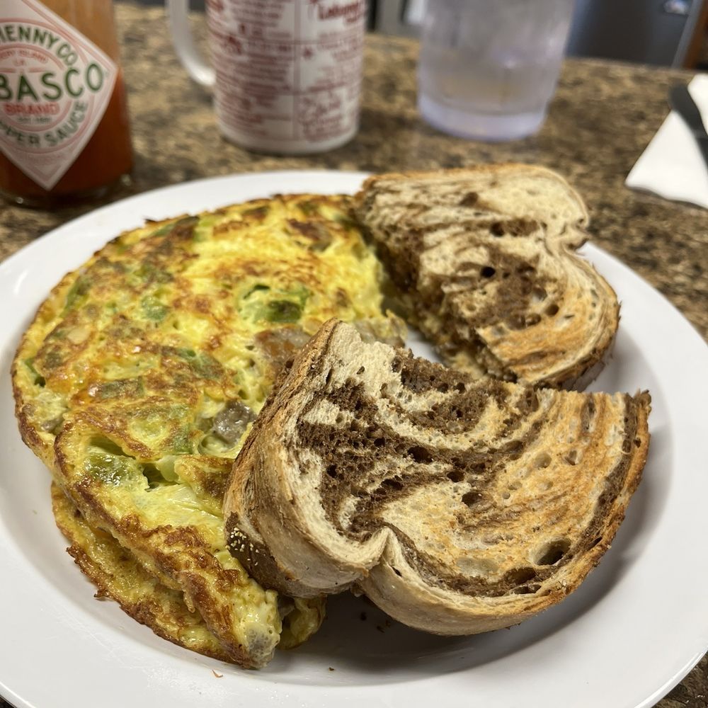 Filling Station - Santa Fe Omelette with Marble Rye - Bakeries Near Me - Palmyra, Pennsylvania Filling Station - Santa Fe Omelette with Marble Rye - Bakeries Near Me - Palmyra, Pennsylvania