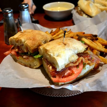 Kickback Jack's - Shrimp BLT with Fries - Pizza Near Me - Mooresville, North Carolina