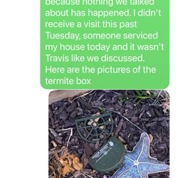 White Knight Pest Control - Sloppy work. The company was supposed to come Tuesday, I took time off to meet them. Arrived unannounced Friday, when I wasn't home