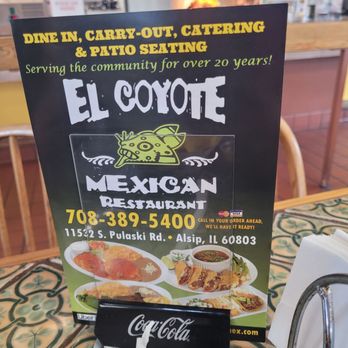 El Coyote - Mexican Near Me - Alsip, Illinois