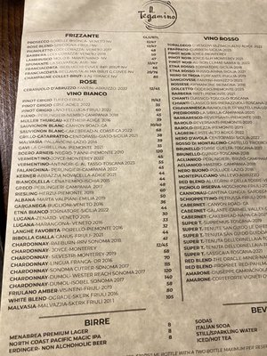 Menu photo 3 IL Tegamino Carmel-by-the-Sea, CA