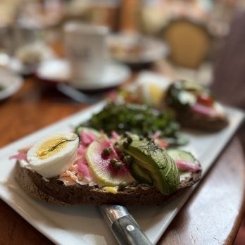 Katella Deli & Bakery - Smoked Salmon Tartine - Bakeries Near Me - Los Alamitos, California