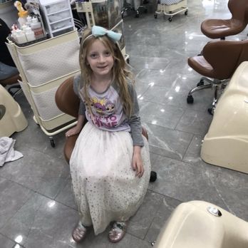 Happiness Nails & Spa - scarlett getting rainbow nails - Nail Salons Near Me - Carlsbad, California