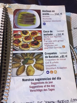 Menu photo 1 Imperial Xàbia, A