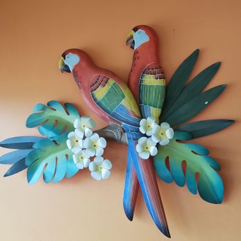 Aloha Hawaiian BBQ - two parrots on a branch with flowers - Hawaiian Near Me - Virginia Beach, Virginia Aloha Hawaiian BBQ - two parrots on a branch with flowers - Hawaiian Near Me - Virginia Beach, Virginia