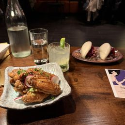 Wings and Bao Buns, hit the spot.