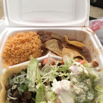 Grandma's Tamales - Grandmas Special Plate - carne Asada taco, pork sope - Mexican Near Me - Bakersfield, California