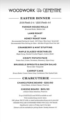 Menu photo 1 Woodwork Edmonton, AB Menu photo 1 Woodwork Edmonton, AB