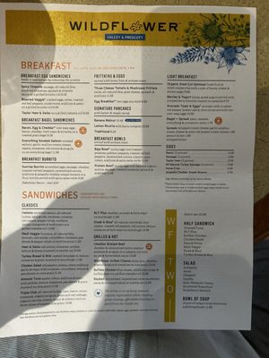 Menu photo 3 Wildflower Chandler, AZ
