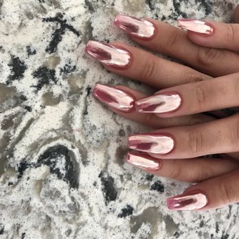 KT Keep In Touch Nails and Spa - Chrome #164, Coffin shape (2/20/17) - Nail Salons Near Me - Tempe, Arizona KT Keep In Touch Nails and Spa - Chrome #164, Coffin shape (2/20/17) - Nail Salons Near Me - Tempe, Arizona