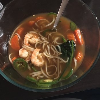 Asian Garden Dacula - Only received 4 shrimp for my soup. One is missing in action. - Asian Fusion Near Me - Dacula, Georgia