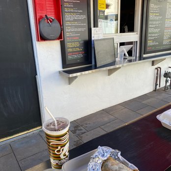 Rasta Taco - Bacon and chorizo breakfast burrito- yum - Mexican Near Me - Laguna Beach, California Rasta Taco - Bacon and chorizo breakfast burrito- yum - Mexican Near Me - Laguna Beach, California