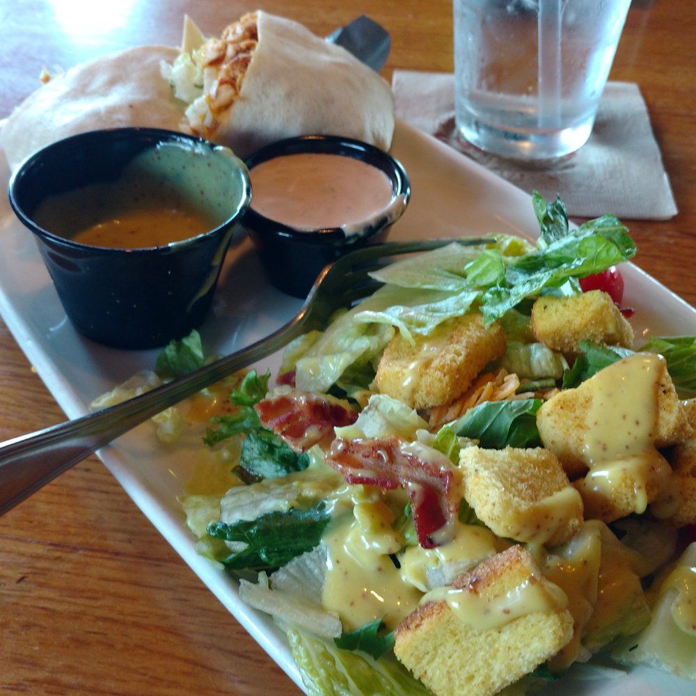 Applebee's Grill + Bar - Fajita roll up and house salad. - American Near Me - Indianapolis, Indiana Applebee's Grill + Bar - Fajita roll up and house salad. - American Near Me - Indianapolis, Indiana