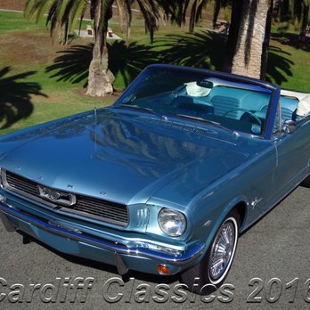Cardiff Classics - '66 Mustang V8 Convertible in Tahoe Turquiose - Car Dealers Near Me - Encinitas, California