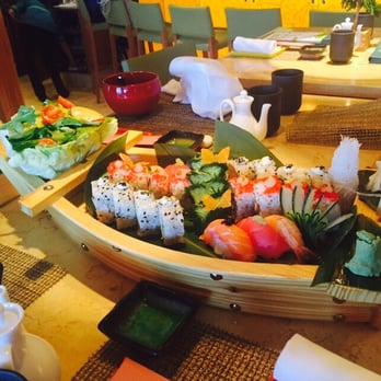 Carnival Breeze - Sushi boat from the sushi restaurant on the ship - Travel Services Near Me - Miami, Florida