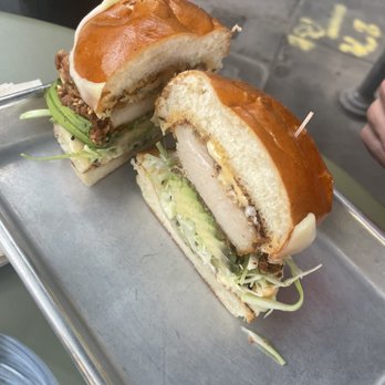 ABV - Fried chicken sandwich - Cocktail Bars Near Me - San Francisco, California ABV - Fried chicken sandwich - Cocktail Bars Near Me - San Francisco, California