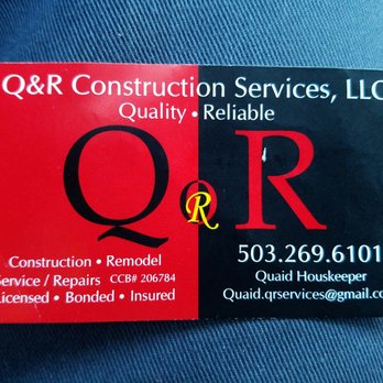 Q & R Construction Services - General Contractors Near Me - Salem, Oregon Q & R Construction Services - General Contractors Near Me - Salem, Oregon