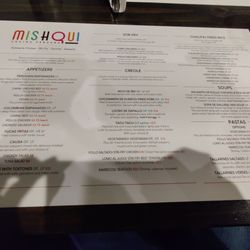 Mishqui Peruvian Bistro - Middleton - Menu, front
