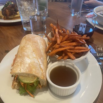 Kitchen Door - Duck Banh Mi Sandwich , Choice Of Duck Or Chicken - Cocktail Bars Near Me - Napa, California Kitchen Door - Duck Banh Mi Sandwich , Choice Of Duck Or Chicken - Cocktail Bars Near Me - Napa, California