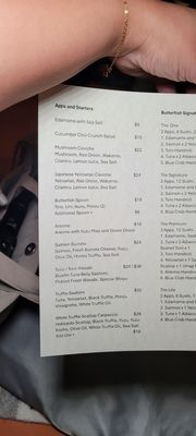 Menu photo 7 Butterfish Sushi Rutherford, NJ