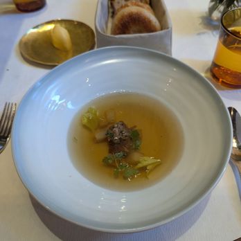 Le Pavillon - Duck Consomme (after the broth) - French Near Me - New York, New York