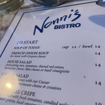 Nonni's Bistro - Modern European Near Me - Pleasanton, California