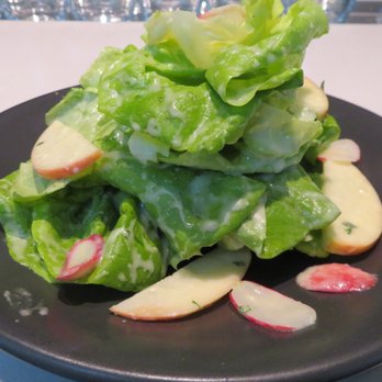 Sachet - Butter Lettuce Salad, apple, shaved heirloom radish, tarragon - Mediterranean Near Me - Dallas, Texas Sachet - Butter Lettuce Salad, apple, shaved heirloom radish, tarragon - Mediterranean Near Me - Dallas, Texas