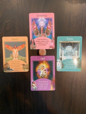 Example Angel Card Messages - These are sample angel card messages that customers picked for their specific situations.